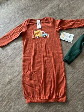 Gerber Baby Gown and Garanimals Onesie